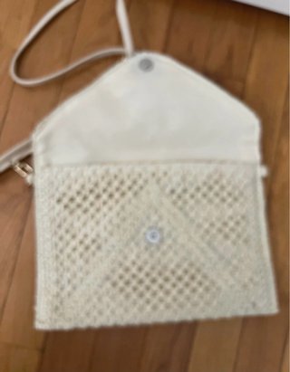 Borsa tracolla COCONUDA rafia beige nuova