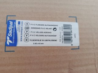 P.V.C Flocado Autoadhesivo Azul