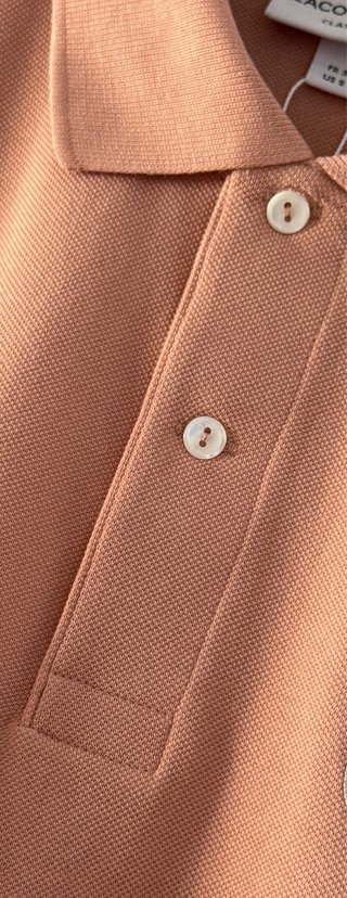 Polo Lacoste Miami Open Rosa salmón 100% original.