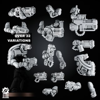 Bits Plasma weapons Wargamesprint 32mm