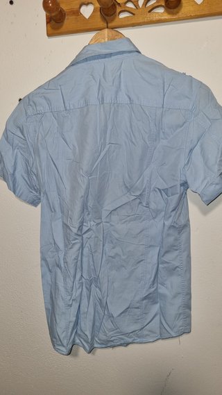 Camisa de verano azul