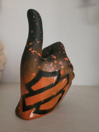 Mano Harley Davidson decorativa