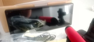 Schermo Touch Screen Nero e Rosso