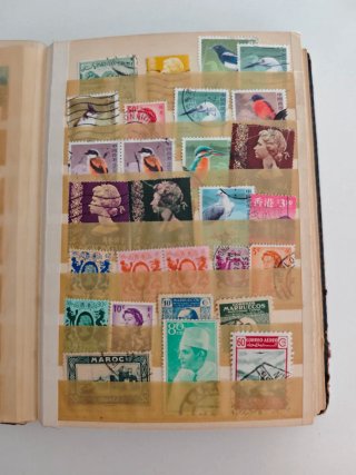 Álbum Clasificador Antiguo Sellos del Mundo