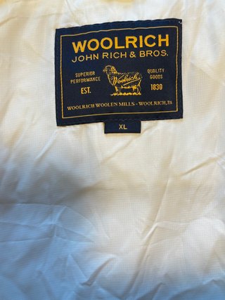 Woolrich Gilet Piumino XL Uomo Unisex Bianco