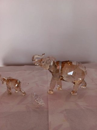 Elefante e cucciolo SCS Swarovski
