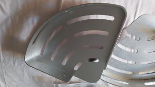 Set 2 Estantes Ducha Metal Plateado