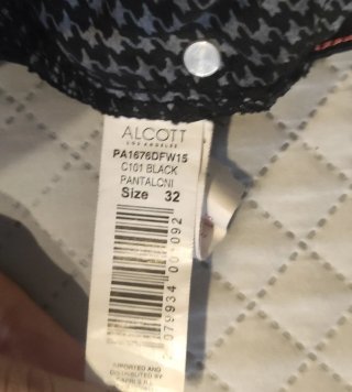Pantalone estivo Alcott nero