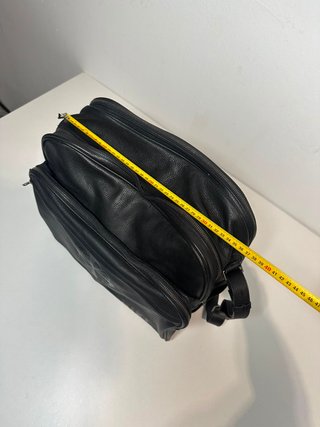 Bolso Nike Cuero Negro Vintage