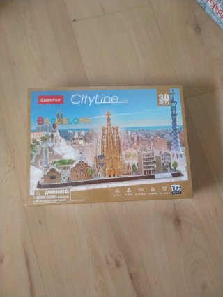 Puzzle 3D CubicFun CityLine Barcelona