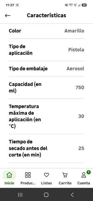 Espuma Expansiva Multiusos + Pistola Dexter
