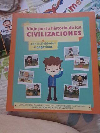 Libro infantil con pegatinas más regalo