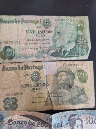 Lotes de Billetes de Portugal Escudos