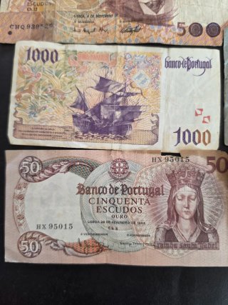 Lotes de Billetes de Portugal Escudos