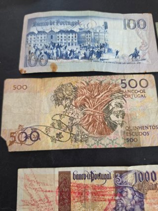 Lotes de Billetes de Portugal Escudos
