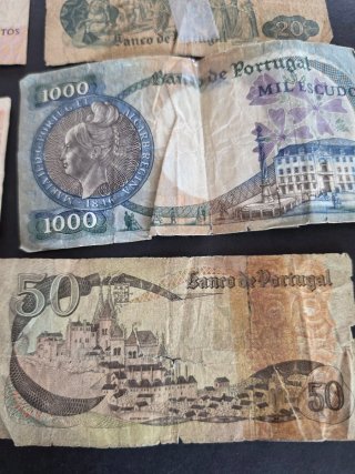 Lotes de Billetes de Portugal Escudos