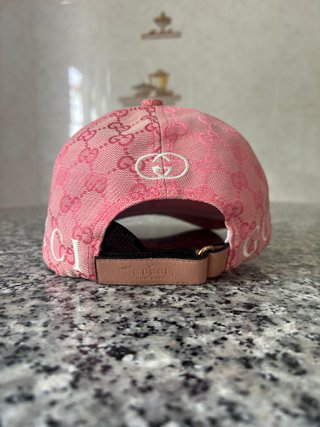 Gorra Gucci rosa – Talla única – Como Nueva