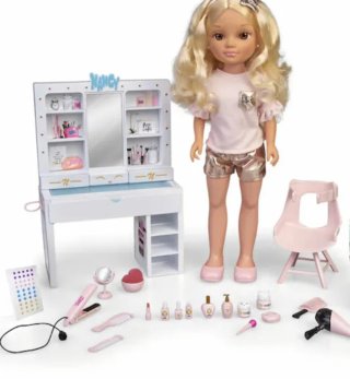 Set Peluquería Nancy con Muñeca y Accesorios