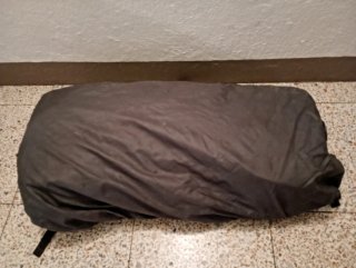 Porta bultos grande negro y gris