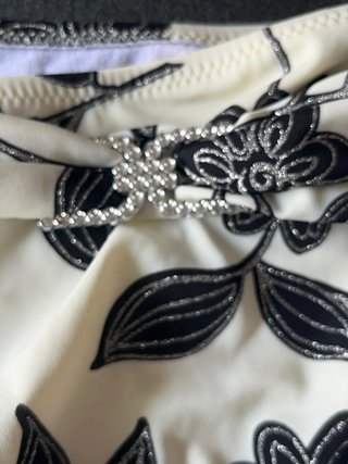 Costume donna due pezzi floreale