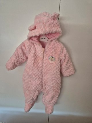 Buzo bebé invierno rosa 0-6 meses