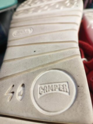 Camper Sandalias Oruga Piel Roja Talla 40