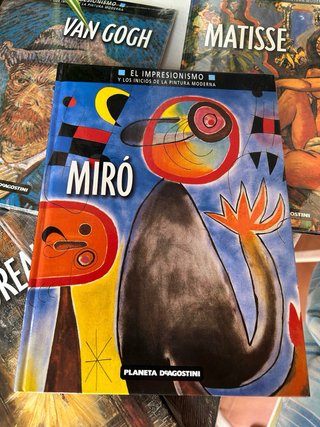 Colección de libros, pintores impresionista