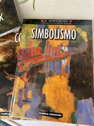 Colección de libros, pintores impresionista