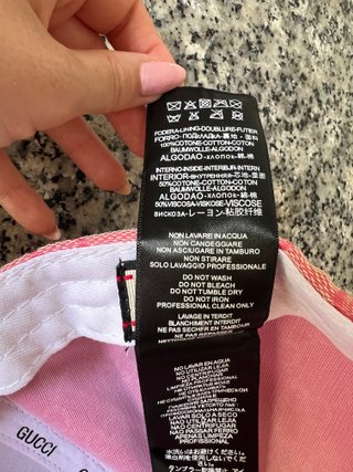 Gorra Gucci rosa – Talla única – Como nueva
