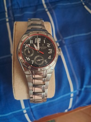 Reloj Festina Acero Inoxidable Negro