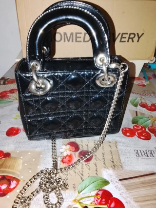 Borsa Christian Dior Nero/Rosso Originale