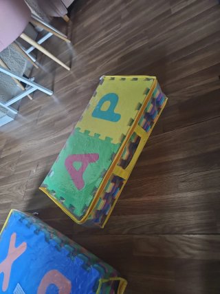 Alfombra puzzle infantil letras
