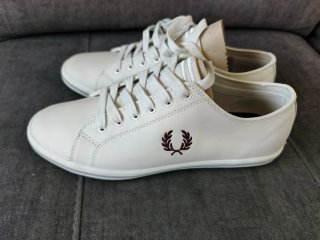 Zapatillas Fred Perry Piel Blancas Talla 41
