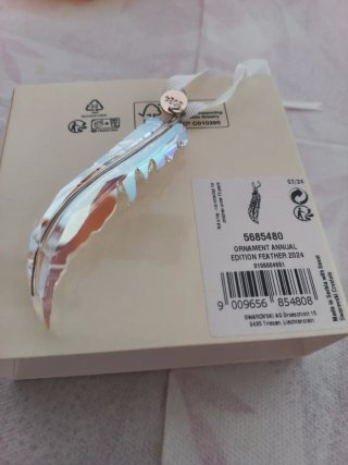 Ornamento Pluma SCS Edizione Speciale 2024 Swarovski