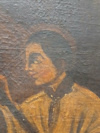 Pintura Religiosa Antigua Óleo S. XVIII-XIX