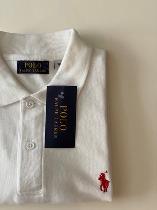 Polo Ralph Lauren Blanco Talla M Hombre