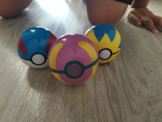 Poké Ball Pokémon y bolsa para guardar las pokebal