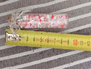 Boccetta decorativa con ciondolo quadrifoglio
