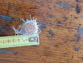 Boccetta decorativa con ciondolo quadrifoglio