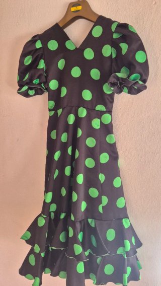 Traje de flamenca infantil lunares