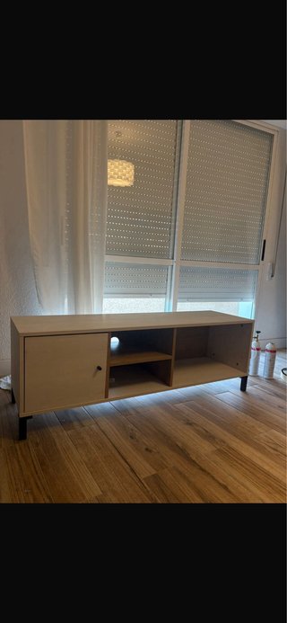 Mueble TV madera y metal