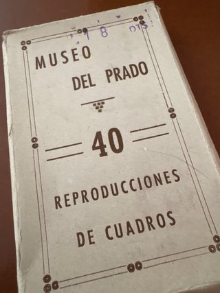 Reproducciones El Prado Serie A Postal Pequeña