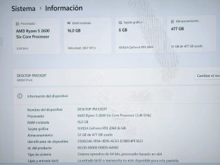 PC Gaming RTX 2060 con AMD