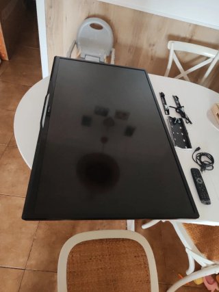 TV Philips 46 y soporte pared
