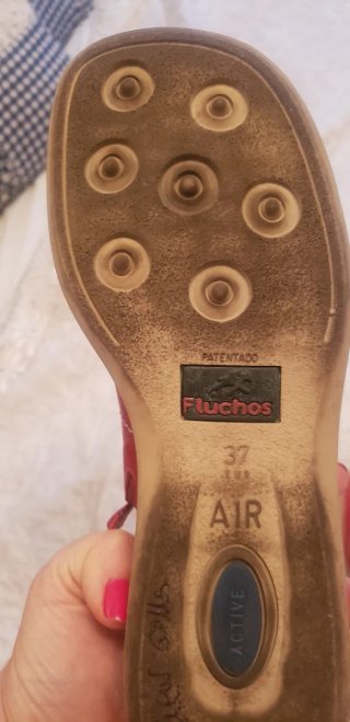 Sandalias Fluchos Rojas Talla 37