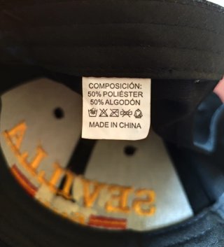 Gorra recuerdo Sevilla España