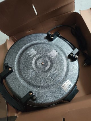 Olla Pizza Pan Eléctrica con Tapa de Cristal