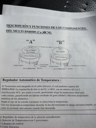 Olla Pizza Pan Eléctrica con Tapa de Cristal