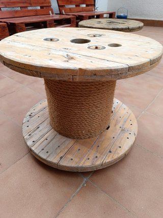 Conjunto Chill Out Terraza Palets Beige