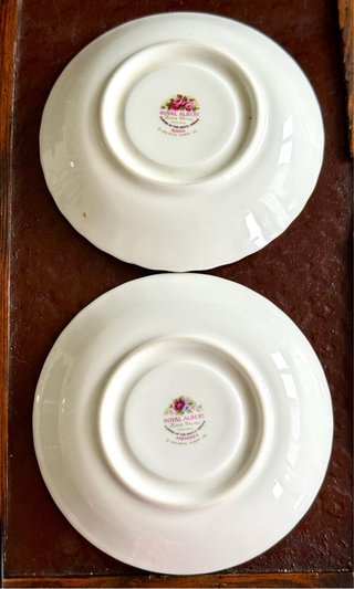 Royal Albert 2 platos porcelana serie del mes